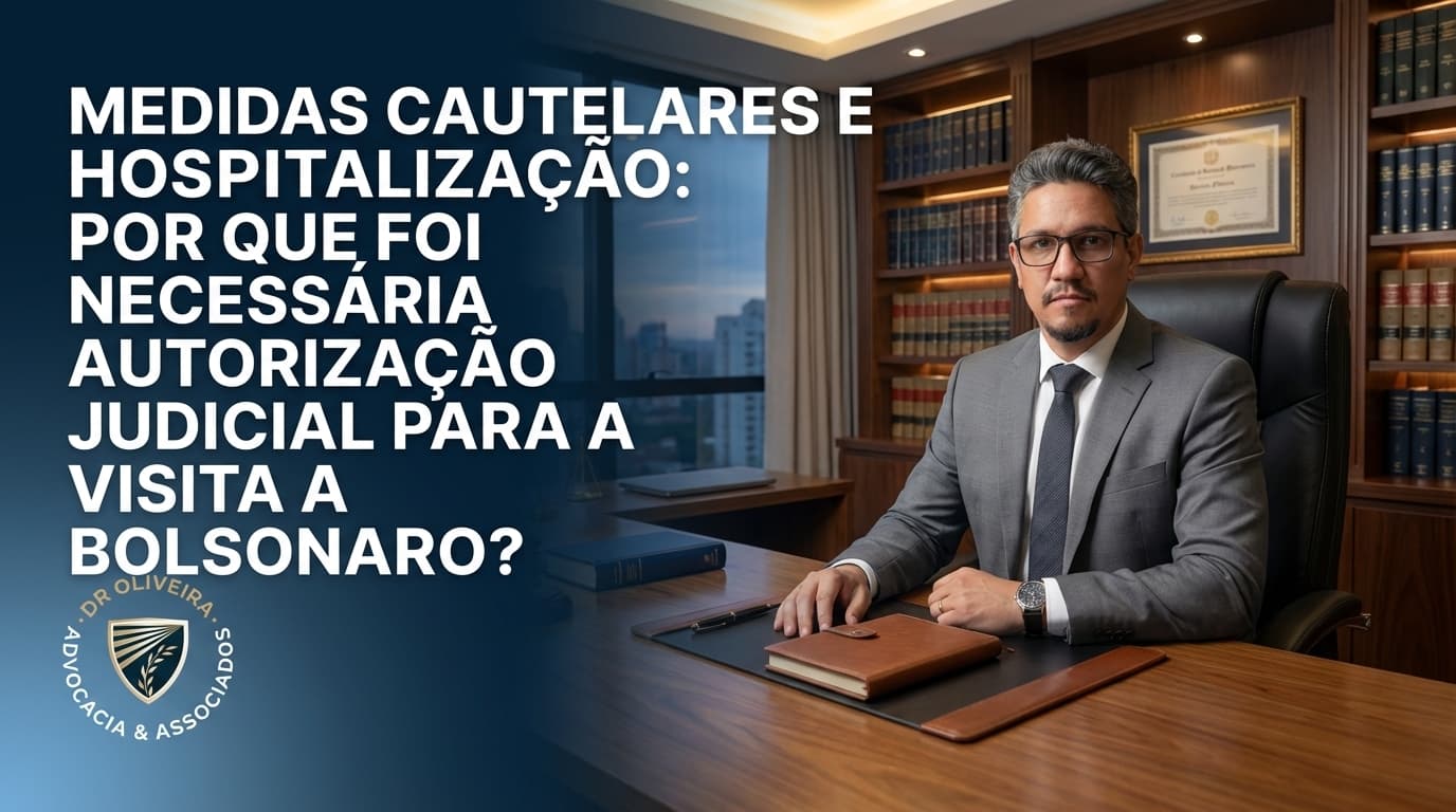Medidas Cautelares e Hospitalização: Por que foi necessária autorização judicial para a visita a Bolsonaro?