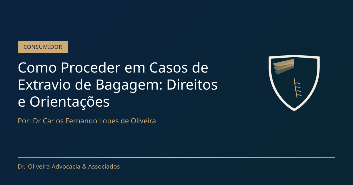 Como Proceder em Casos de Extravio de Bagagem: Direitos e Orientações ...